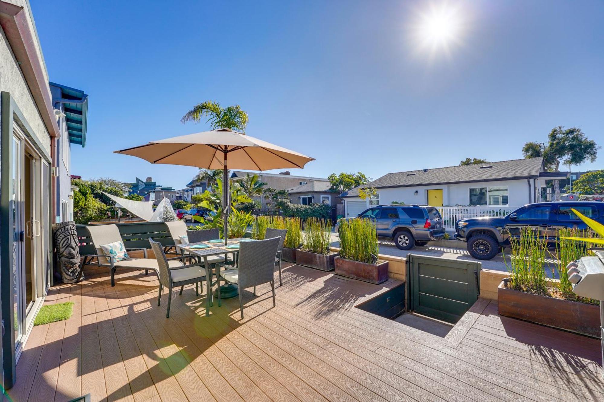 Stunning Beach Home - Large Patio, Parking, Ac & Dog Friendly! Сан-Диего Экстерьер фото